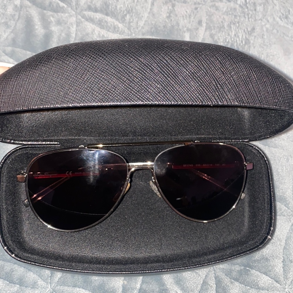 Salvatore Ferragamo aviator sunglasses